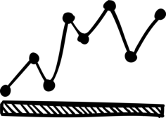 Line Graphic Of Business Stats Sketch Sketch Style Svg Vector, Free Vectors File